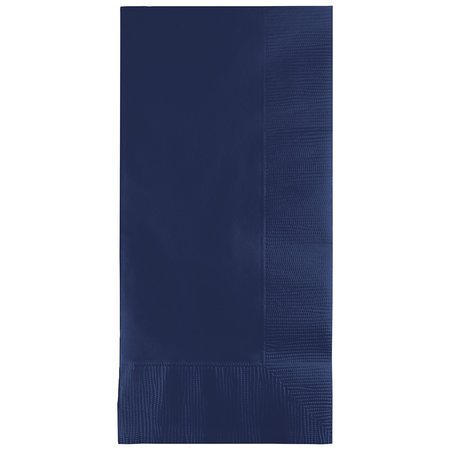 TOUCH OF COLOR 4" x 8" Navy Blue Dinner Napkins 600 PK 671137B